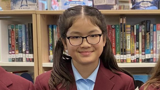 Bonnyrigg Heights Public School Captain Angela Tran. Picture: Supplied