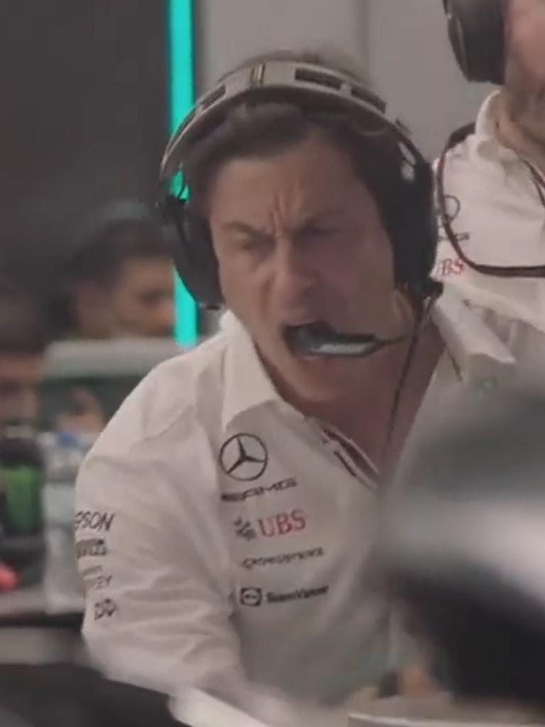 Toto Wolff was fuming when Hamilton collided with Verstappen.