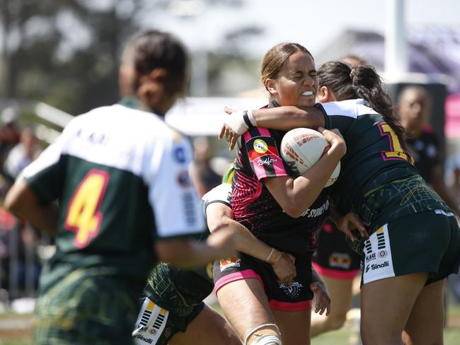 Koori Knockout - Day 4 Womens GF Redfern All Blacks v Bourke Warriors Monday, 7 October 2024 Hereford St, Bathurst NSW 2795, Australia, Picture Warren Gannon Photography