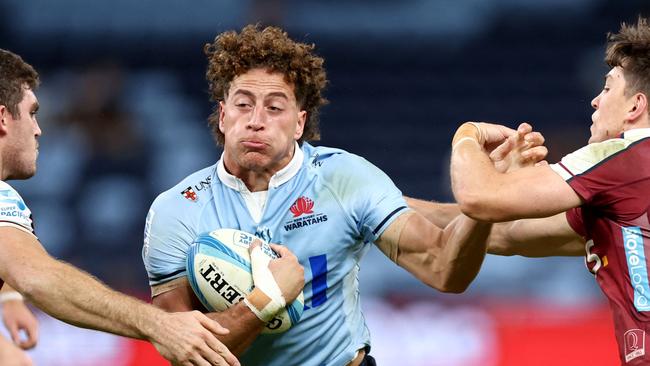 Mark Nawaqanitawase was left out of the Wallabies squad having signed with the Roosters for next year. Picture: David Gray / AFP