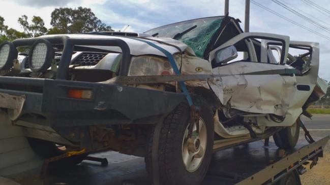 Two passengers in Nissan Navara, a 40-year-old woman and 13-year-old boy sustained life-threatening injuries and, died at the scene of the crash on the Bruce Highway at Raglan.