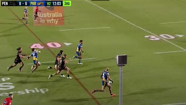 Moses was denied the opportunity to participate in the play. Picture: Fox Sports image