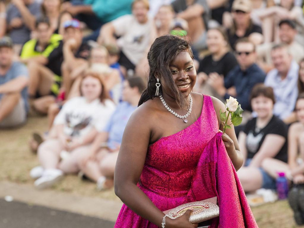 Tadiwanashe Mutomba at Harristown State High School formal at Highfields Cultural Centre, Friday, November 17, 2023. Picture: Kevin Farmer