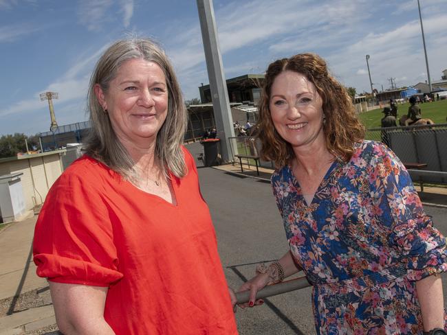 Vicki Taylor and Sharon Rogers at the 2024 Swan Hill Show Picture: Noel Fisher