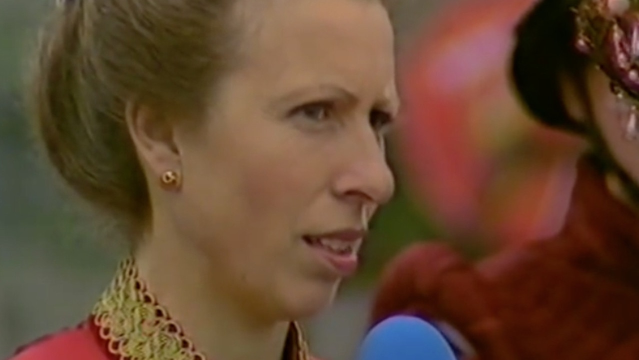 Princess Anne asking herself, ‘How did I end up here?’ Picture: Supplied