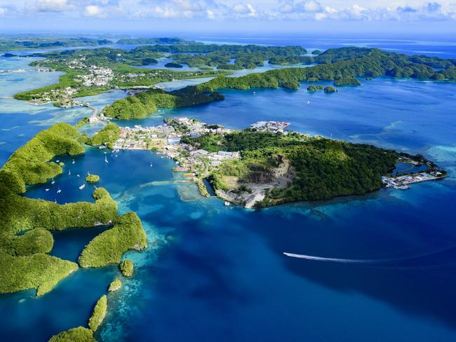 View of Palau Malakal Island and Koror. Picture: iStock