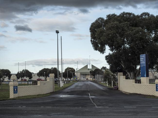 The entrance to Barwon Prison. Picture: Jason Edwards