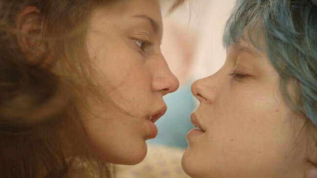 Adèle Exarchopoulos and Léa Seydoux in Blue Is The Warmest Colour. Picture: Supplied