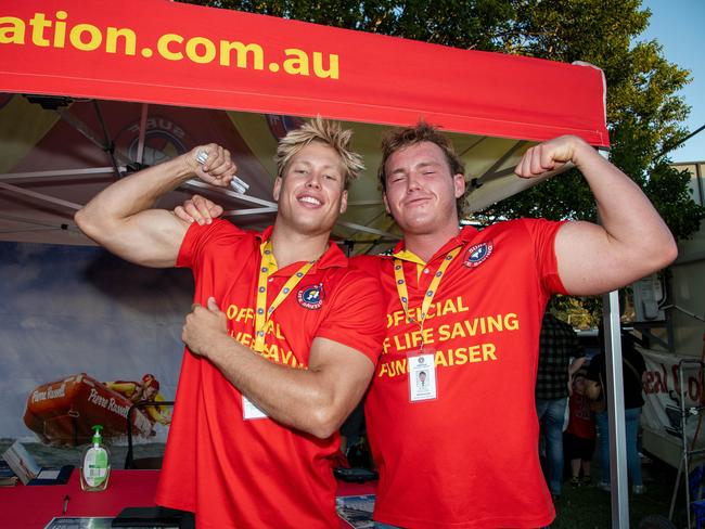 Bailey Kach (left) and Joe Barrie.Heritage Bank Toowoomba Royal Show.Friday April 19th, 2024 Picture: Bev Lacey