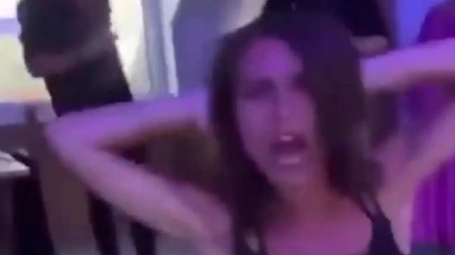 Sanna Marin faced criticism when she was captured dancing at a party in leaked footage. Picture: Twitter