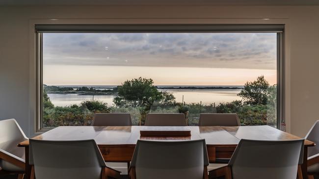 Umtali Beach House, which sits on the banks of the Little Forester River, near Bridport. Picture: Nic Betts Media