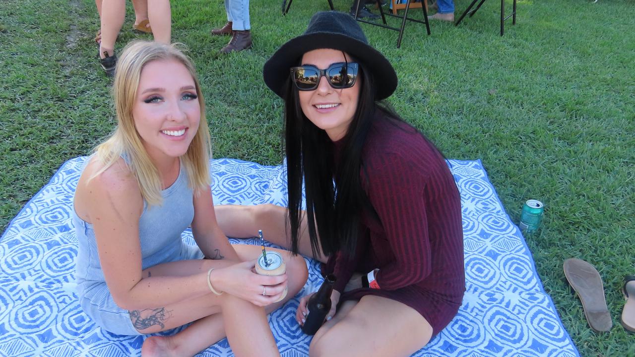 Thalia Riley and Courtney Edwards at the Relish Food & Wine Festival.