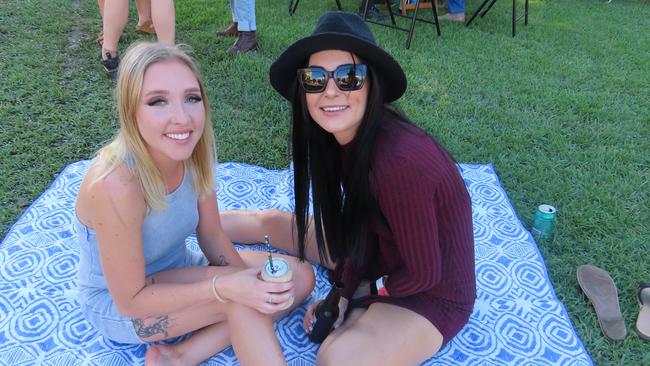 Thalia Riley and Courtney Edwards at the Relish Food & Wine Festival.