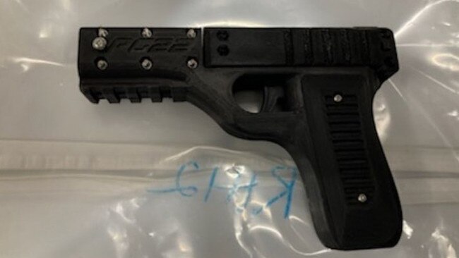 One of the guns police found during their investigations into Robert Huxtable. Picture: SA Police