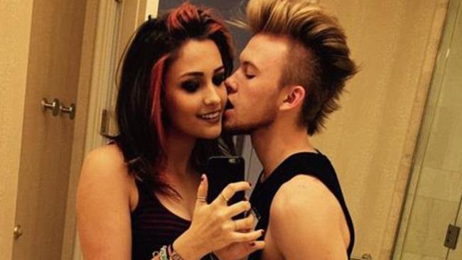 Paris Jackson with her ex-boyfriend, Chester Castellaw. Picture: Instagram