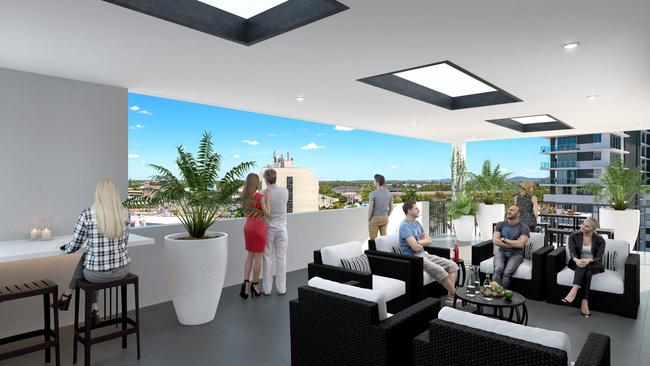 There is plans for a rooftop terrace cafe.