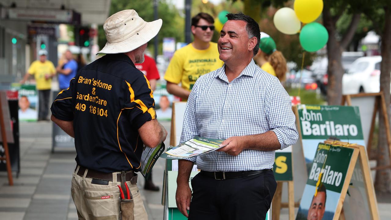 NSW Nationals leader and Deputy Premier John Barilaro is fighting to hold his seat of Monaro. Picture: Kym Smith