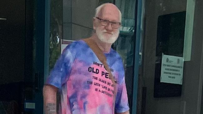 Peter Neil Bourke leaving the Caboolture Magistrates Court on August 1.