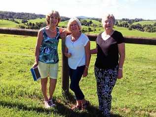 COLLABORATION: The poets behind the Yandina Audio Poetry Trail, Deanne Lister, Lyn Browne and Judith Bandidt. Picture: Contributed