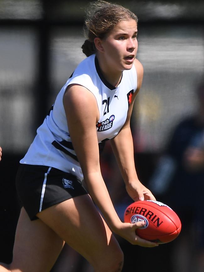 Ellie McKenzie was taken No.1 in the AFLW Draft. Picture: Julian Smith