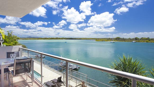 A view from Noosa Shores Resort.