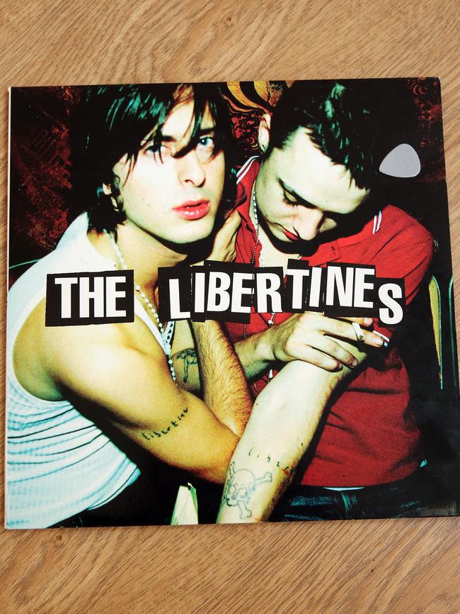 <b>Libertines album:</b> I’ve loved the Libertines for years. I saw them recently and Carl Barat gave me the guitar pick he used on stage. A little bit of plastic to remember their amazing Aussie tour.