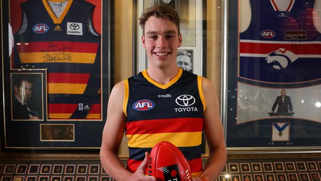 Riley Thilthorpe was taken with Adelaide’s first pick. Picture: Daniel Kalisz/Getty Images