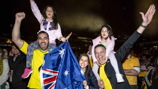 More Australians than ever will be able to watch the action of the Australia v. England World Cup semifinal with more places to watch the game. Picture: NCA NewsWIRE/ Monique Harmer