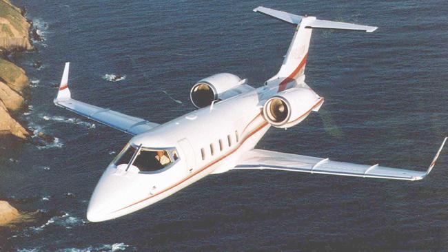 A Learjet 60 corporate jet similar to the one purchased by Ken Talbot before his death in 2010.