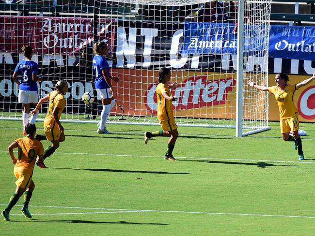 Australia beat the famous Brazilians 6-1 the last time the sides met.