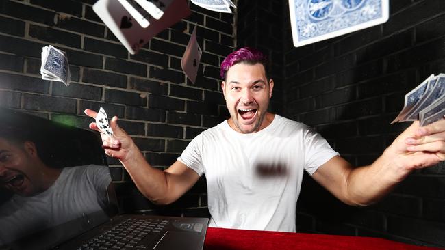 Apollo Jackson has launched an online magic school for wannabe magicians. Photograph: Jason O'Brien