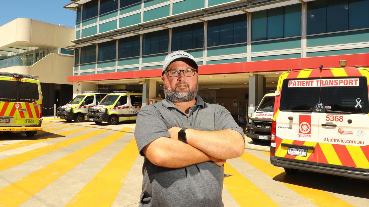 Mr Mackay’s has called on the state government to do more in the face of long ambulance and emergency department wait times. Picture: Alison Wynd