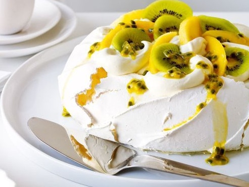 Christmas planner: Pavlova with kiwi fruit.