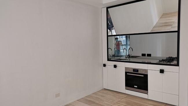 A 39-square-metre studio apartment currently available in The Quay, for a whopping $650 per week. Picture: Supplied