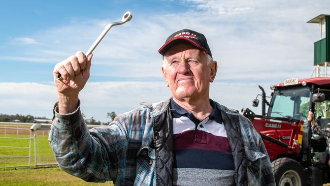 Lockyer Valley Turf Club volunteer Al Svensson. PHOTO: ALI KUCHEL