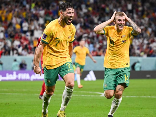 Football Federation Australia has announced matches for the Socceroos and Matildas against England in the coming months. Picture: Marvin Ibo Guengoer - GES Sportfoto/Getty Images