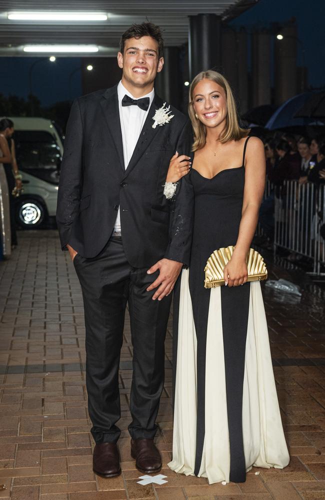 Thomas Bailey and partner Molly Lutton at Toowoomba Grammar School formal at Rumours International, Wednesday, November 13, 2024. Picture: Kevin Farmer