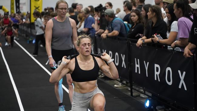 10000 athletes put their fitness to the test in a massive Hyrox competition this weekend (14-15 Dec) at Melbourne Exhibition and Convention Centre. Picture Valeriu Campan