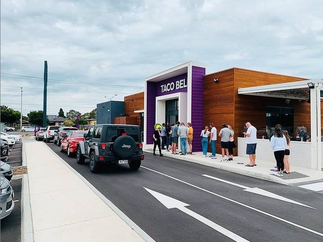 A recently opened Taco Bell in Altona North, Melbourne. Pic Instagram