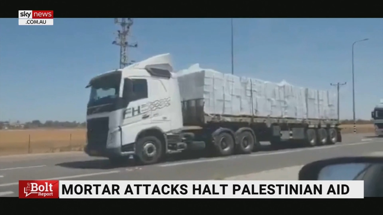 Hamas fire rockets at crossing of 'their own' humanitarian aid convoy