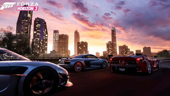 Forza Horizon 3 City Skyline.