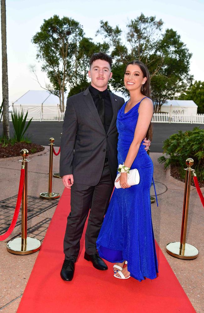 Aiden McKittrick and Gabby Watson at year 12 formal, Unity College. Picture: Patrick Woods.