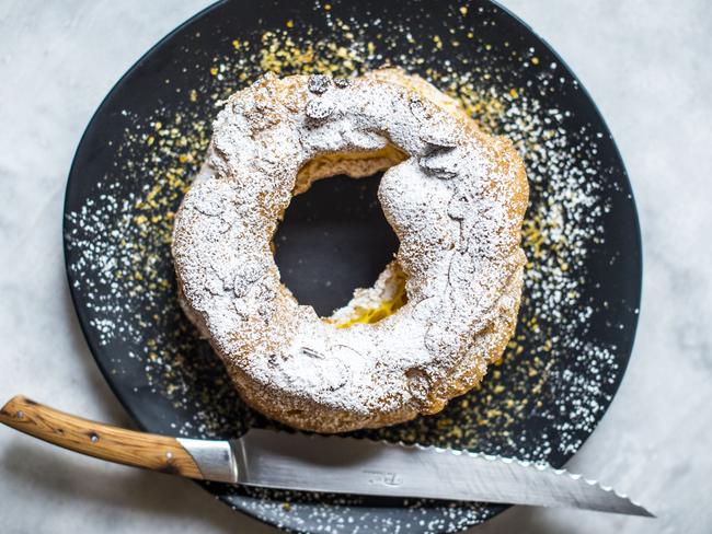 Dessert dish Paris Brest. Picture: Eugene Hyland