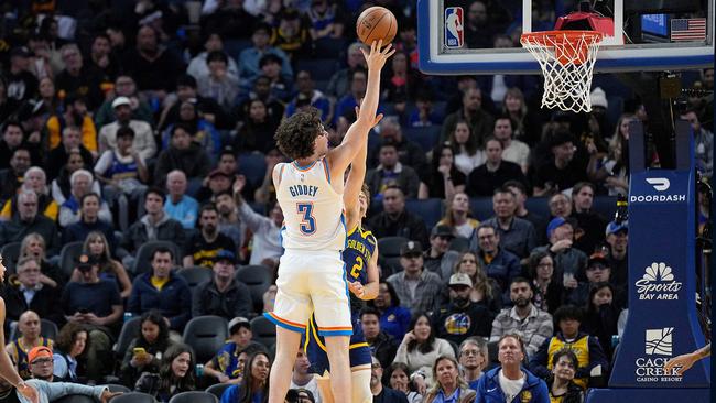 Giddey has played every game so far this season for the Thunder. (Photo by Thearon W. Henderson//Getty Images via AFP)