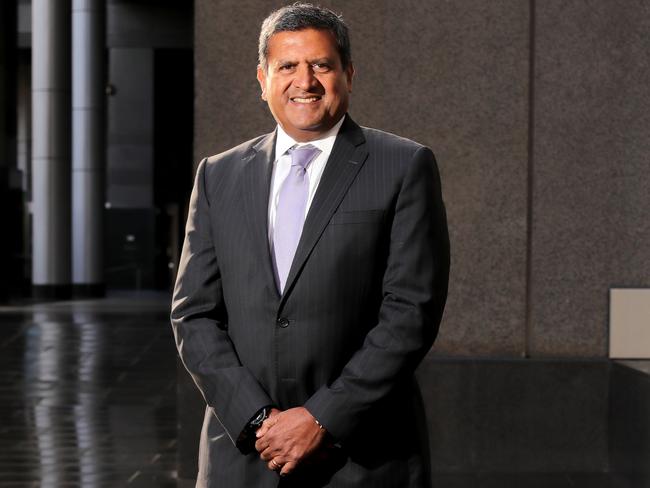 19/08/2019: Newcrest CEO Sandeep Biswas in Melbourne. Stuart McEvoy/The Australian.