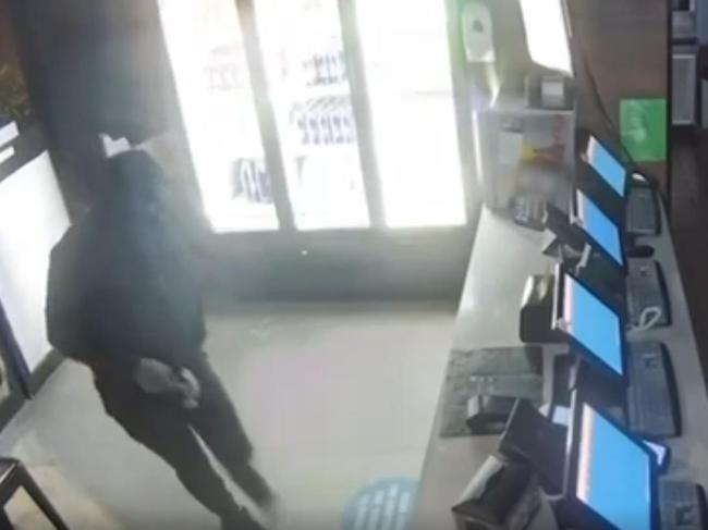 Police charge two young men over spate of business break ins.