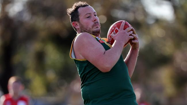 Jesse Howell in action for Old Eltham Collegians. Picture: George Salpigtidis