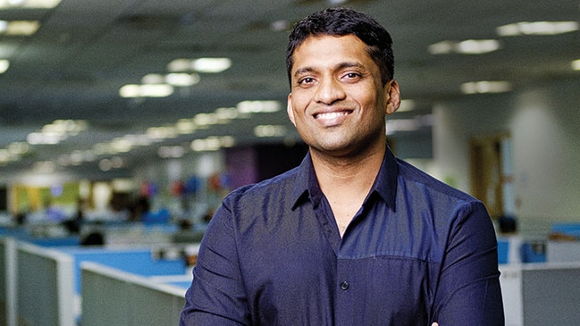 Byju’s founder and CEO, Byju Raveendran. Picture: Byju’s