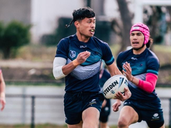 Matt Kereti in action for The Grange in the Storm Cup. Picture: The Grange Sports Science Academy