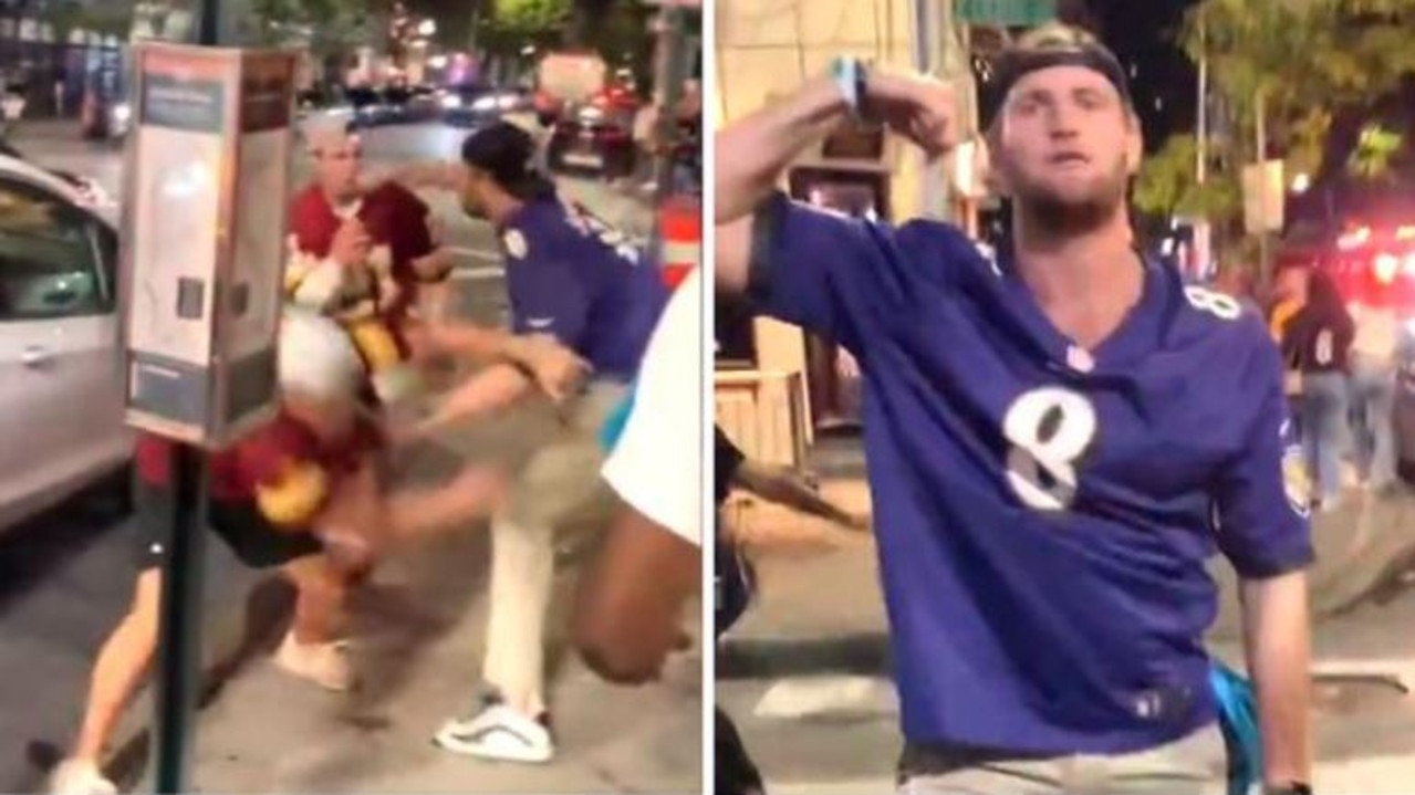 NFL fan surrenders after disturbing video